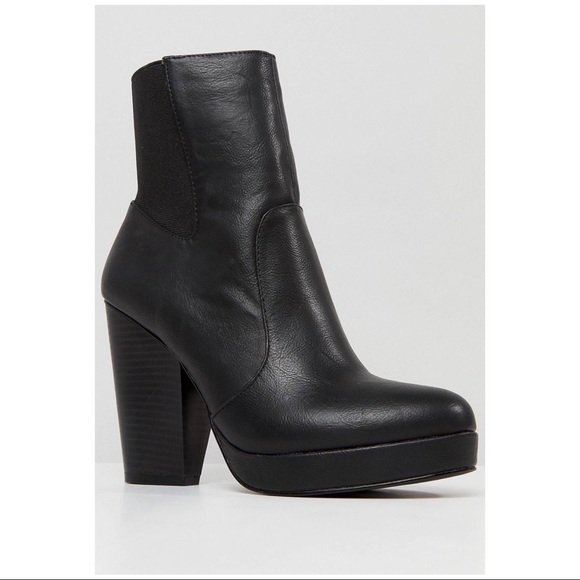 asos platform booties